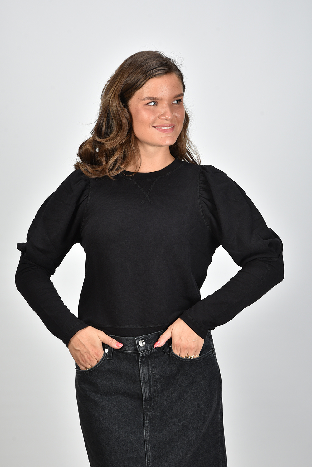 Ulla Johnson trui Philo FA230759 zwart Ulla Johnson trui Philo FA230759 zwart