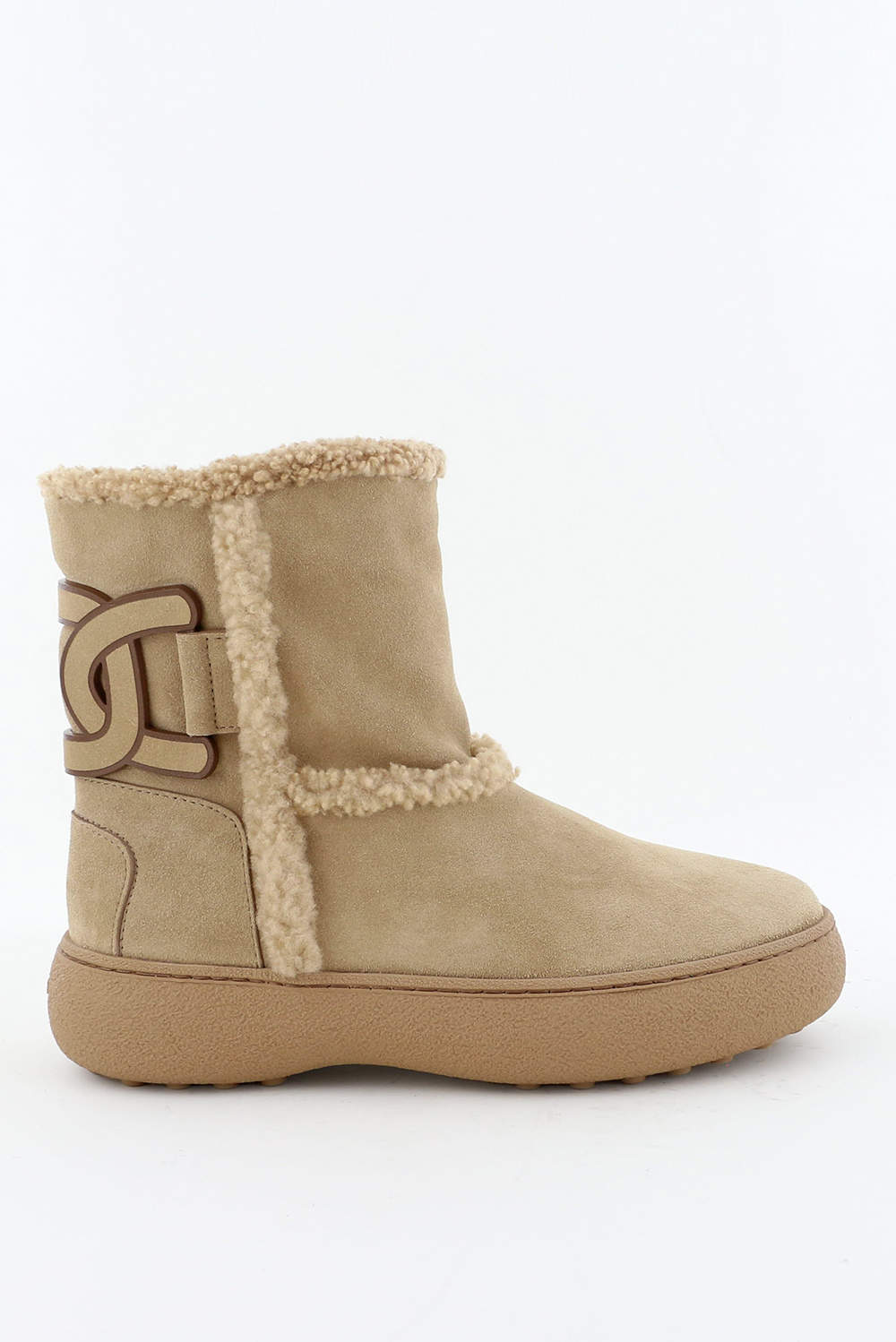 Tods enkellaarsjes XXW09J0HQ60I0X590A taupe Tods enkellaarsjes XXW09J0HQ60I0X590A taupe