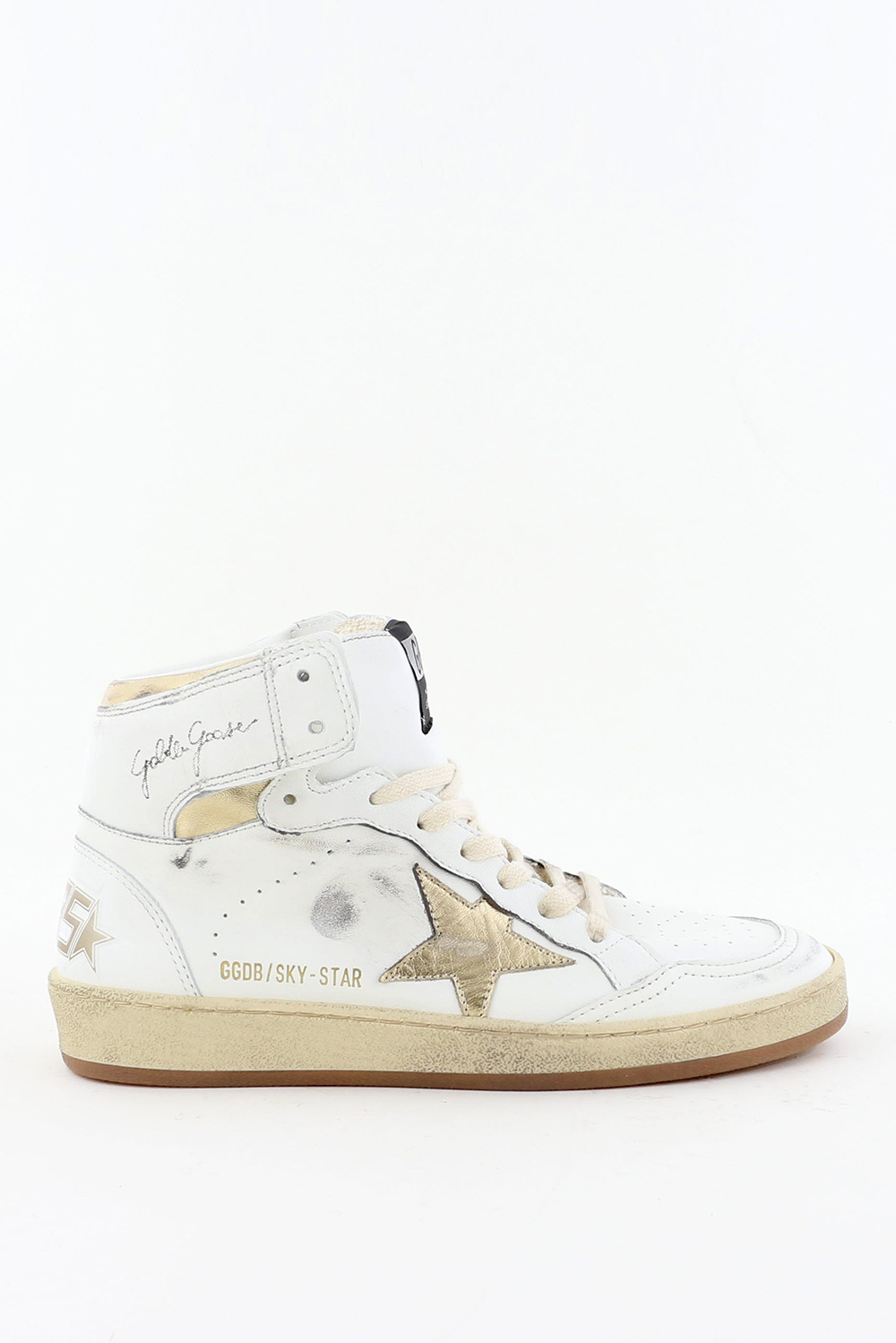 Golden Goose sneakers Skystar GWF00230.F004633.11522 wit Golden Goose sneakers Skystar GWF00230.F004633.11522 wit