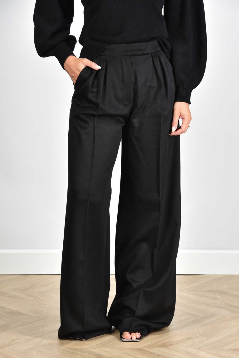 Max Mara broek Werther zwart Max Mara broek Werther zwart