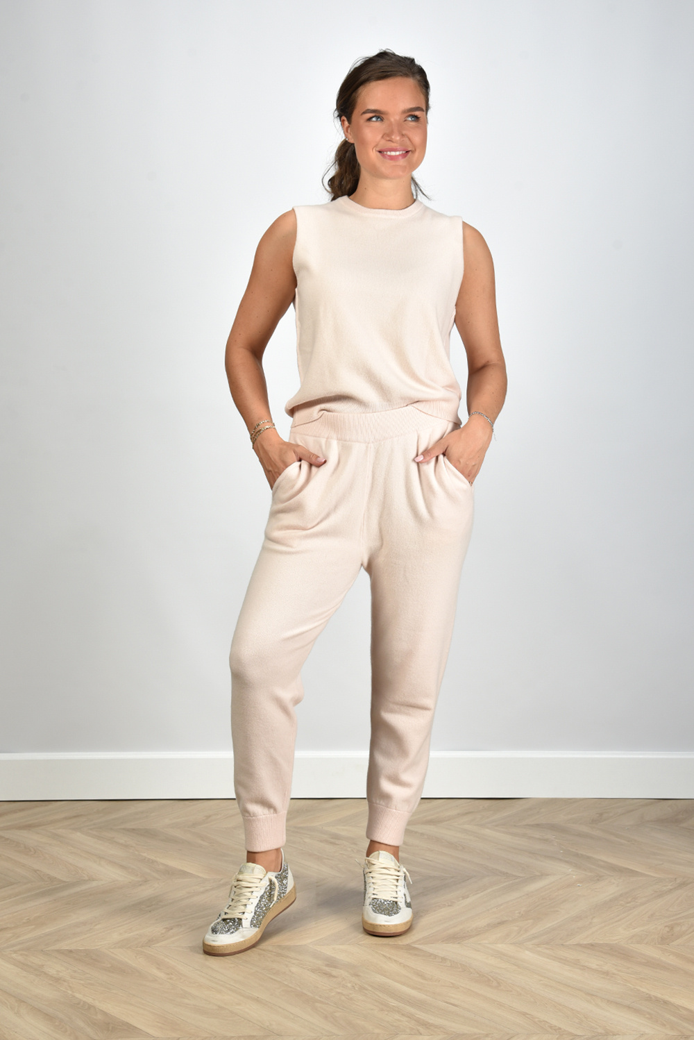 Extreme Cashmere Extreme Cashmere pants Yogi 56 talc