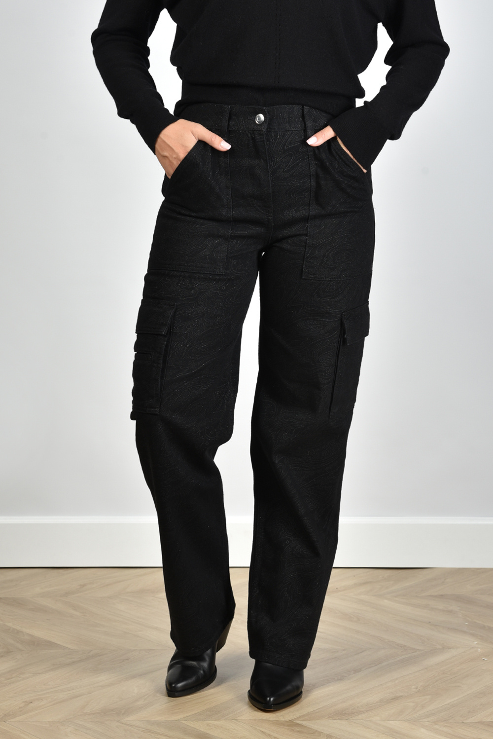 IRO broek Mait WM23MAIT zwart IRO broek Mait WM23MAIT zwart