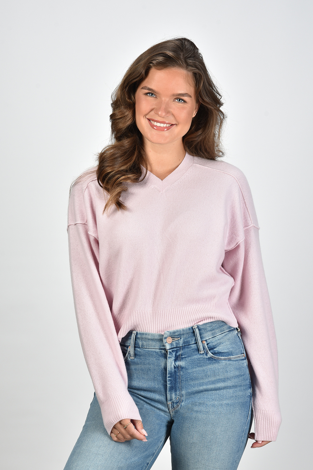 Sea Me Happy trui Phil Jumper roze Sea Me Happy trui Phil Jumper roze