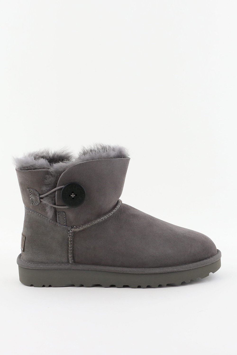 UGG enkellaarsjes Mini Bailey Button II 1016422 grey UGG enkellaarsjes Mini Bailey Button II 1016422 grey