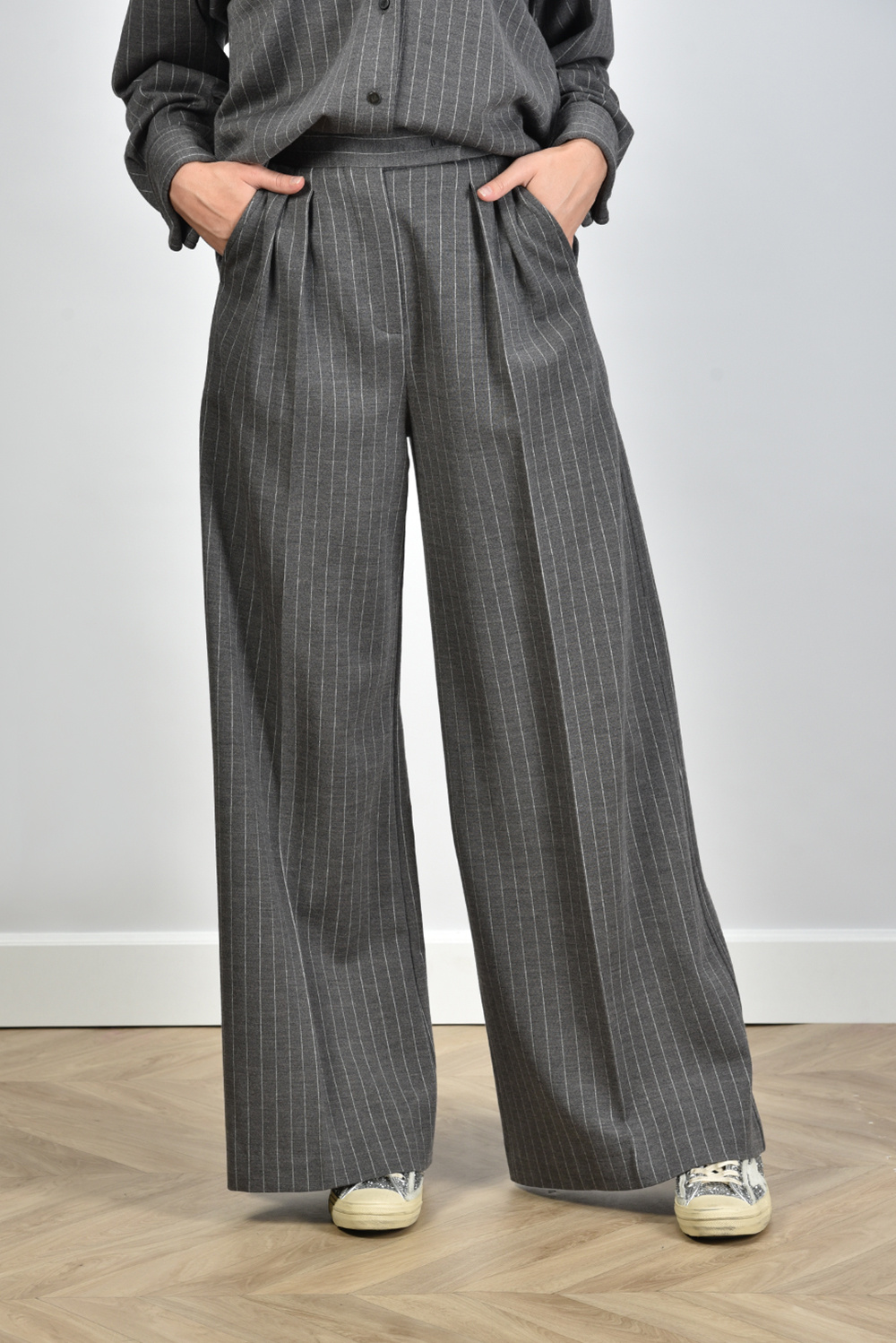 Max Mara broek Valeria grijs Max Mara broek Valeria grijs