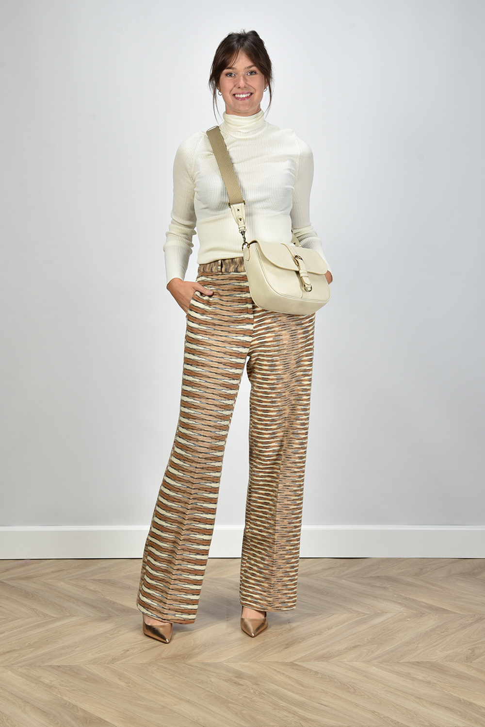 Missoni broek DS23WI2E-BK031H bruin Missoni broek DS23WI2E-BK031H bruin
