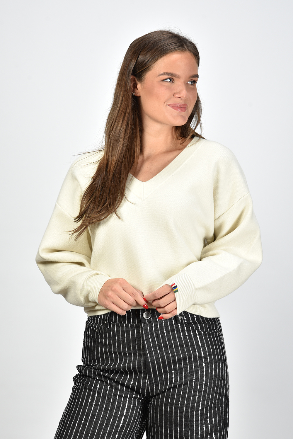 Extreme Cashmere trui Lana 316 cream Extreme Cashmere trui Lana 316 cream