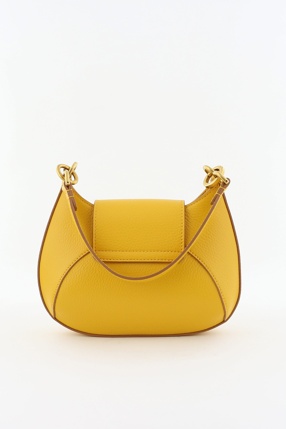 Talbots Yellow Leather Purse Crossbody Adjustable Shoulder Bag | eBay