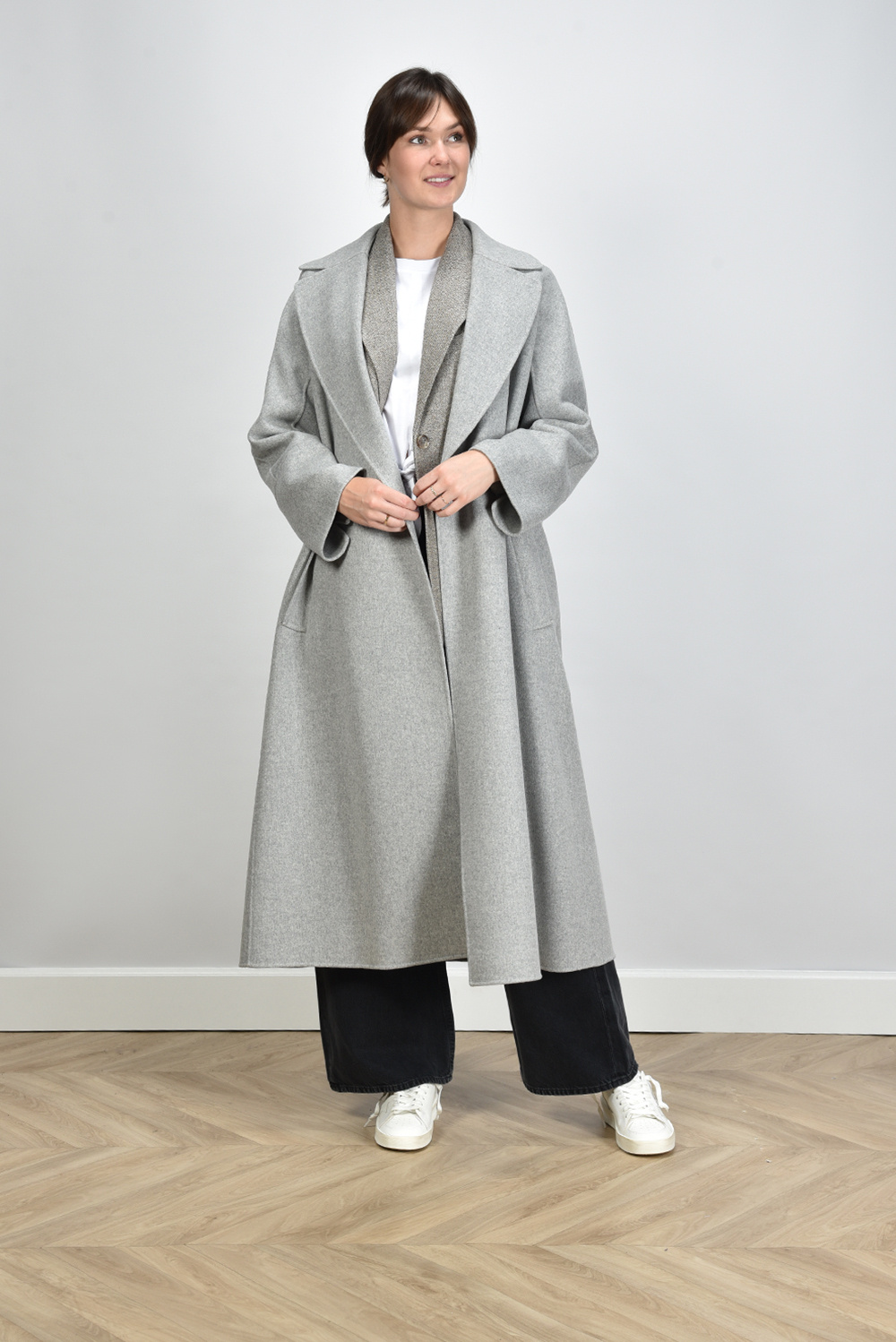 Max mara coat on sale grey