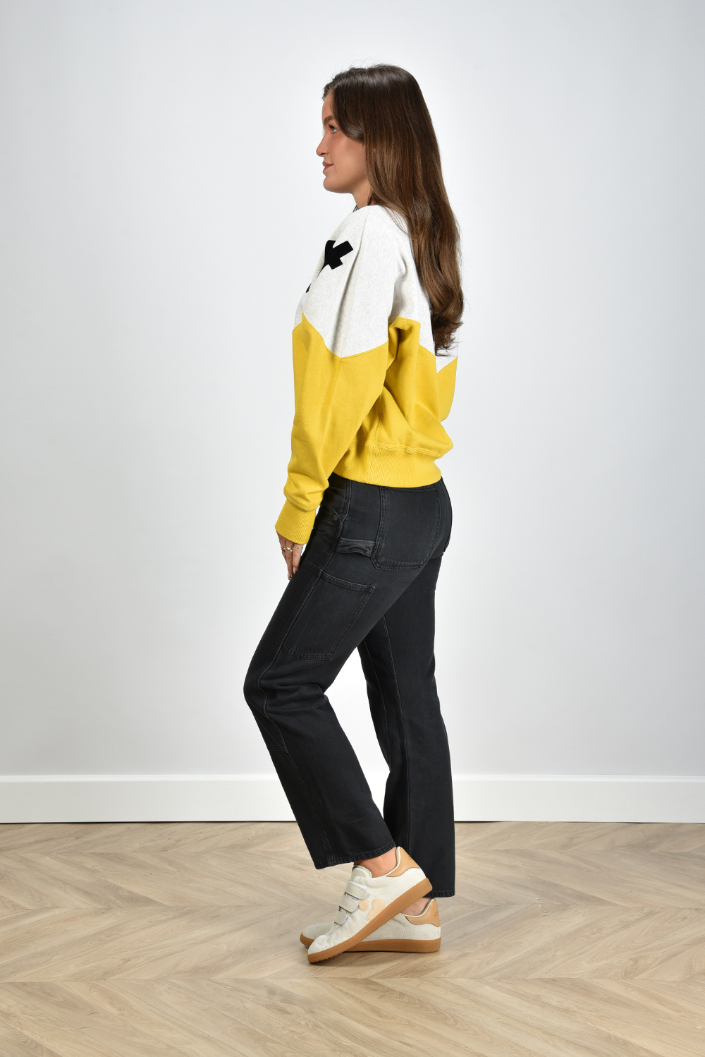 Isabel Marant Etoile Yellow Houston Sweatshirt