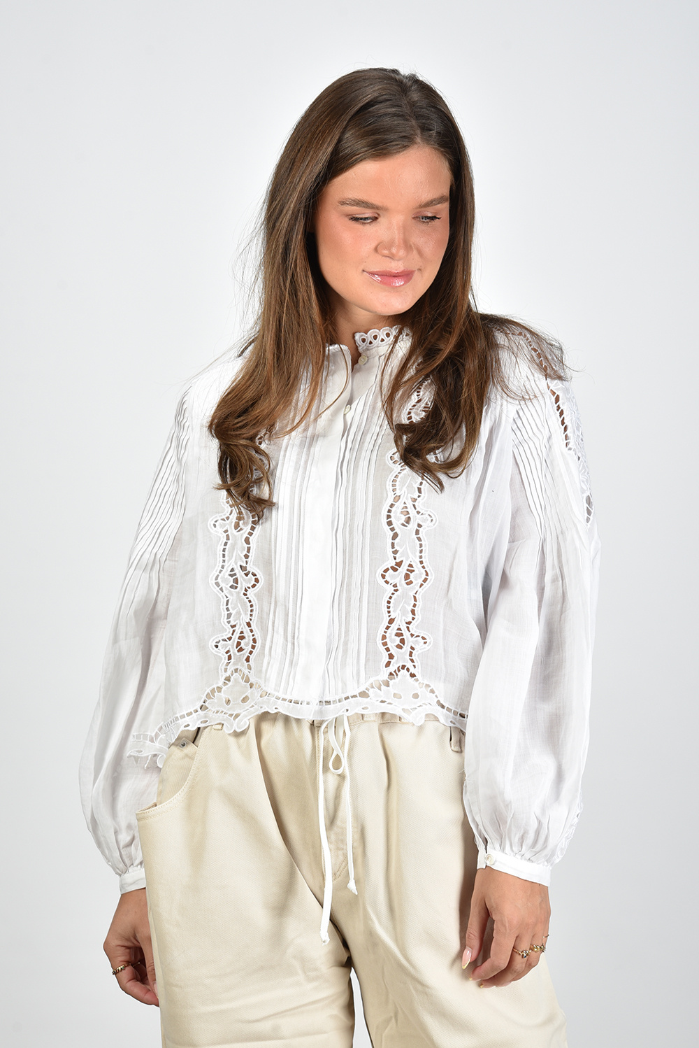 Isabel Marant blouse Kubra HT0230FA B1J11I white