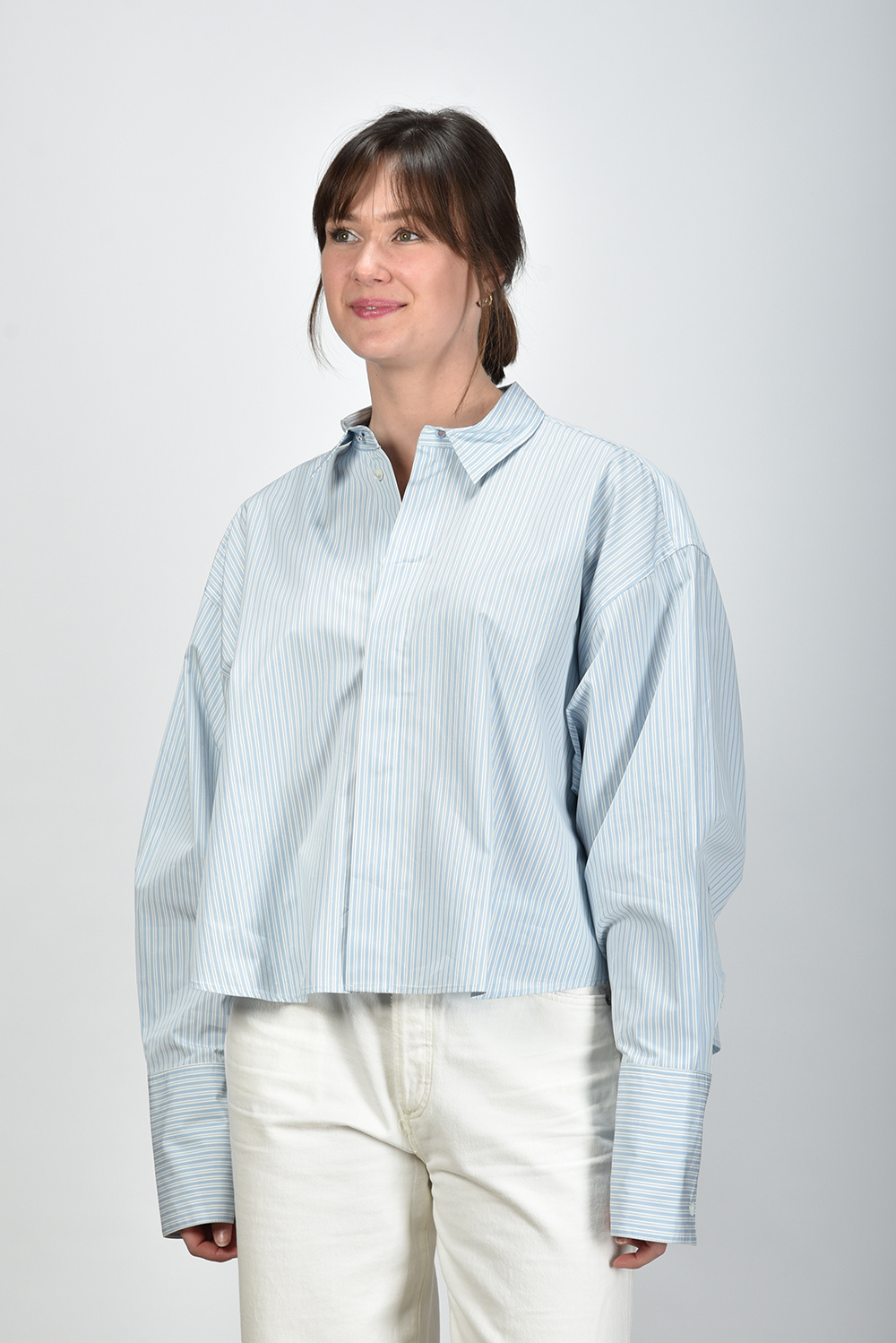 Ami Paris blouse USH131.CO066 blauw