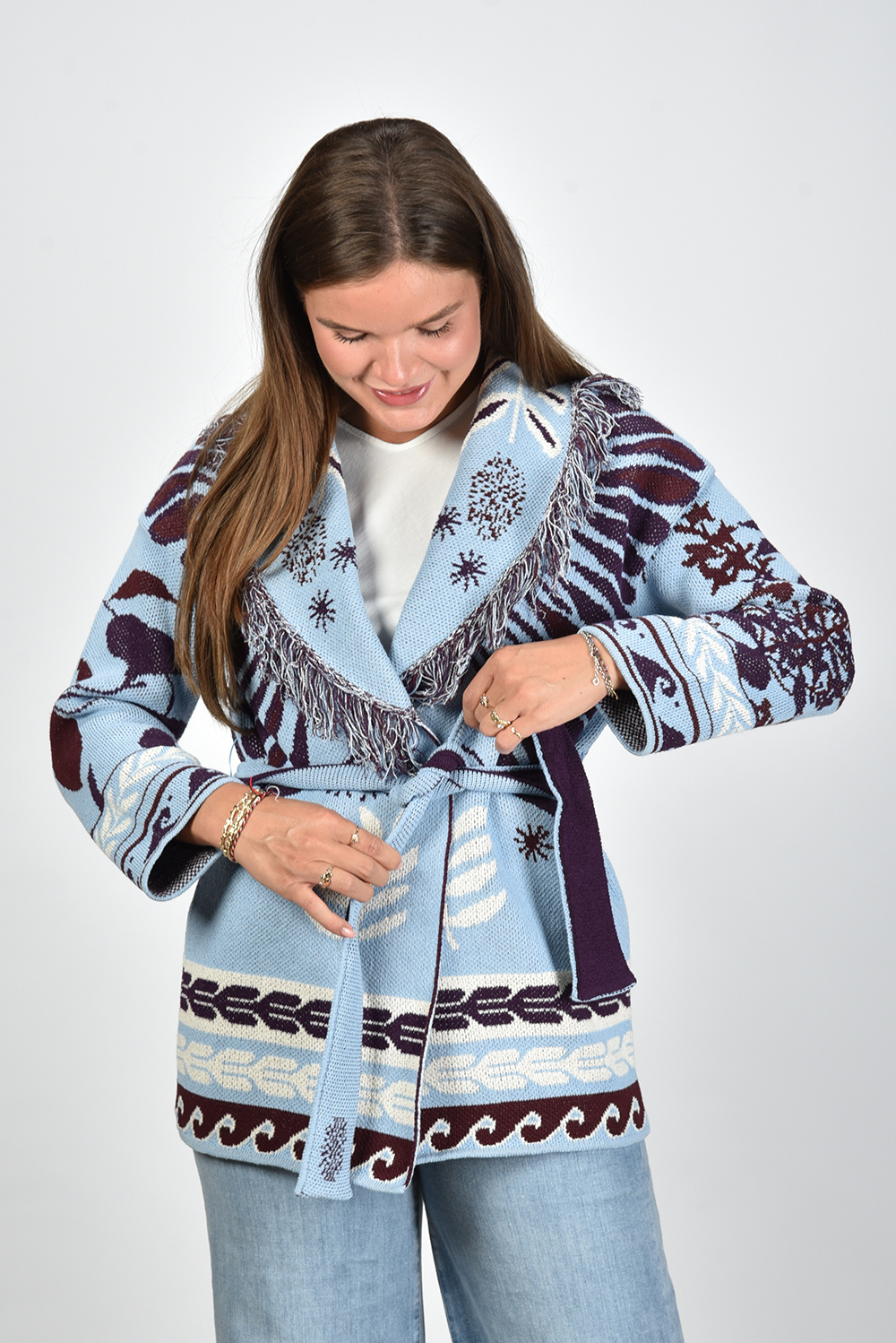 Forte_Forte vest 12151 blauw