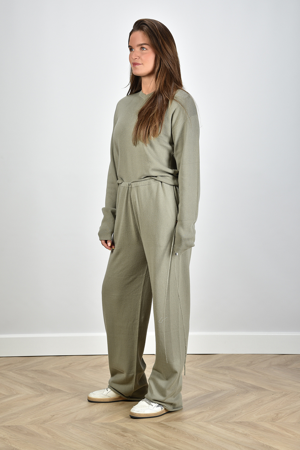 Extreme Cashmere Extreme Cashmere wide-leg pants Judo 278 drawstring bean