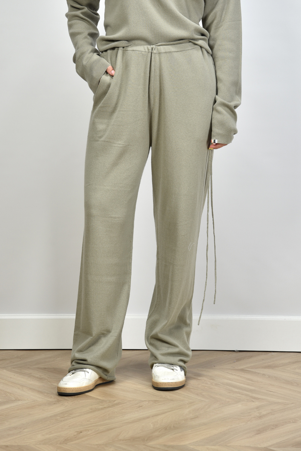 Extreme Cashmere Extreme Cashmere wide-leg pants Judo 278 drawstring bean