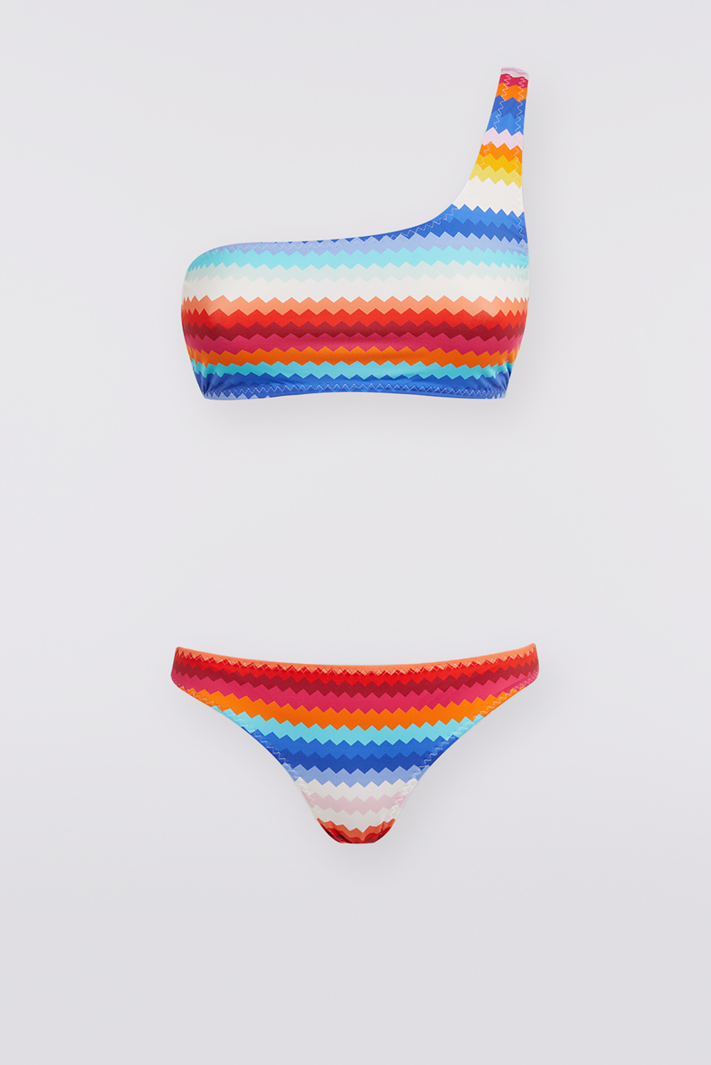 Missoni Mare bikini met iconische zigzag print multicolour