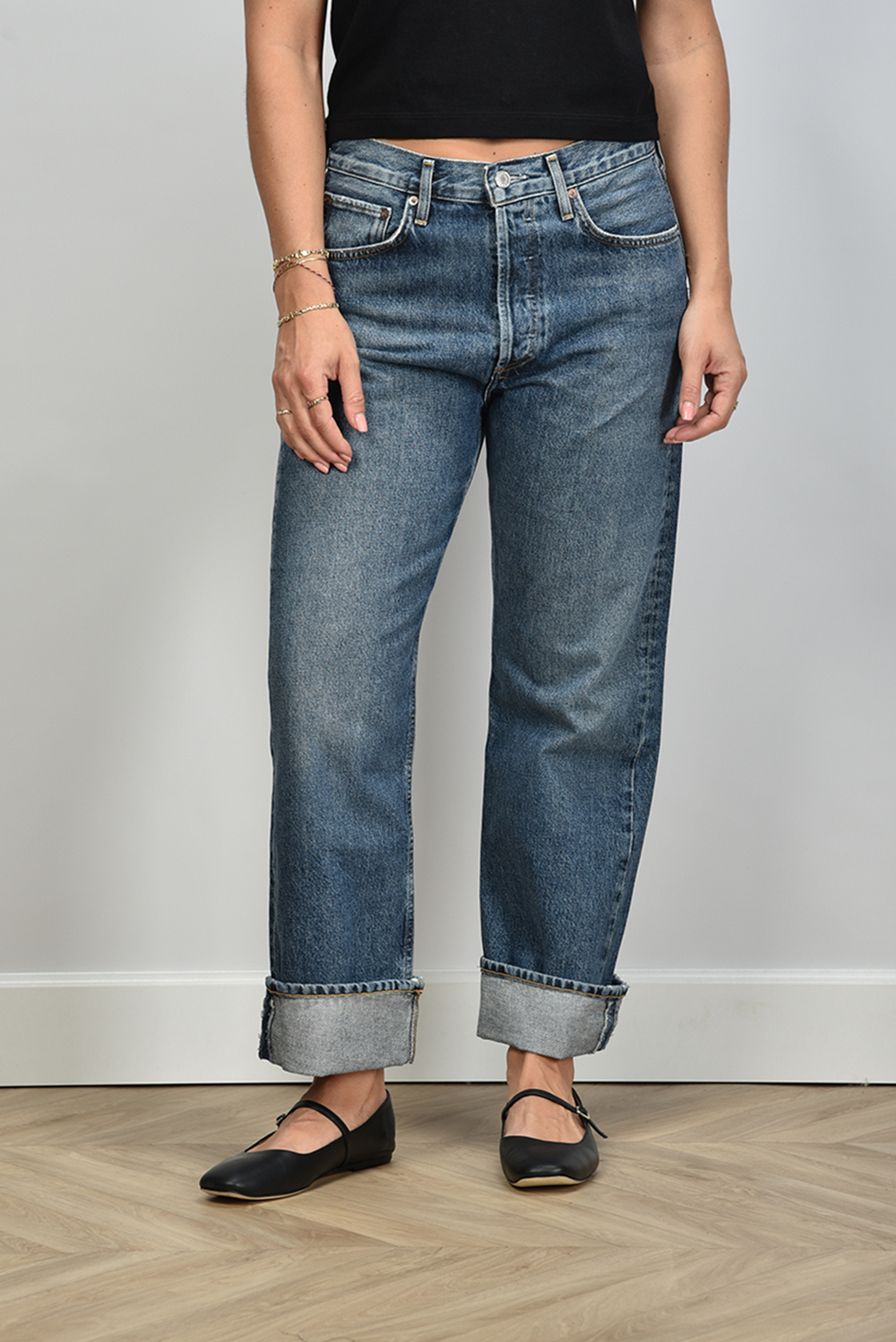 Agolde jeans Fran A9157-1206 blauw