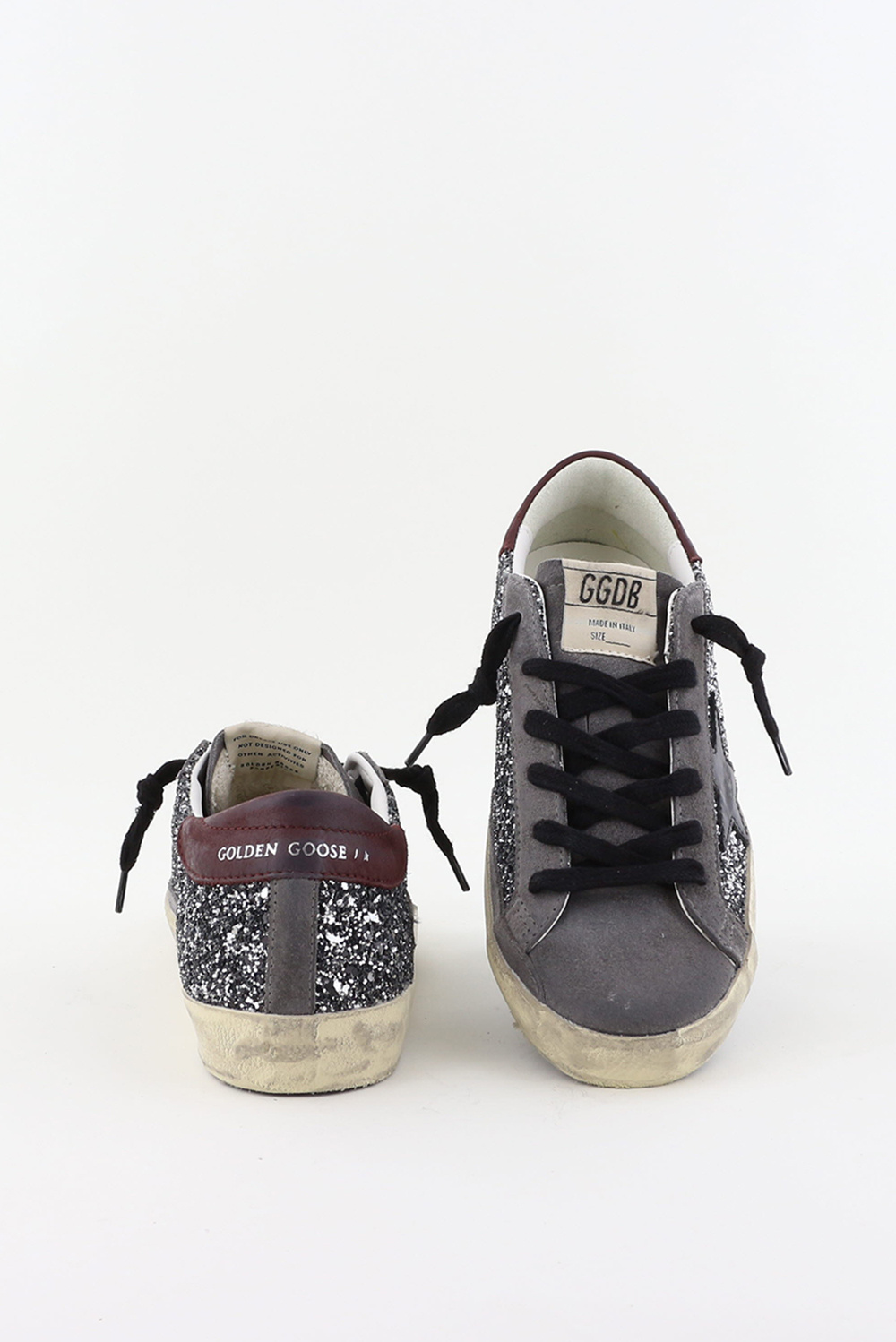 Golden Goose glitter sneakers Superstar grijs Marjon Snieders