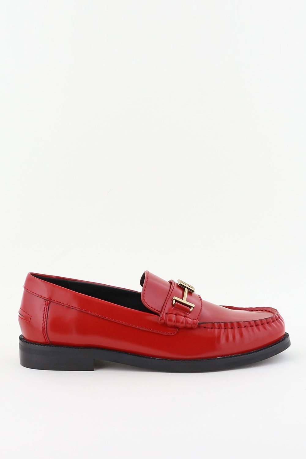 Bibi Lou loafers met gesp detail rood