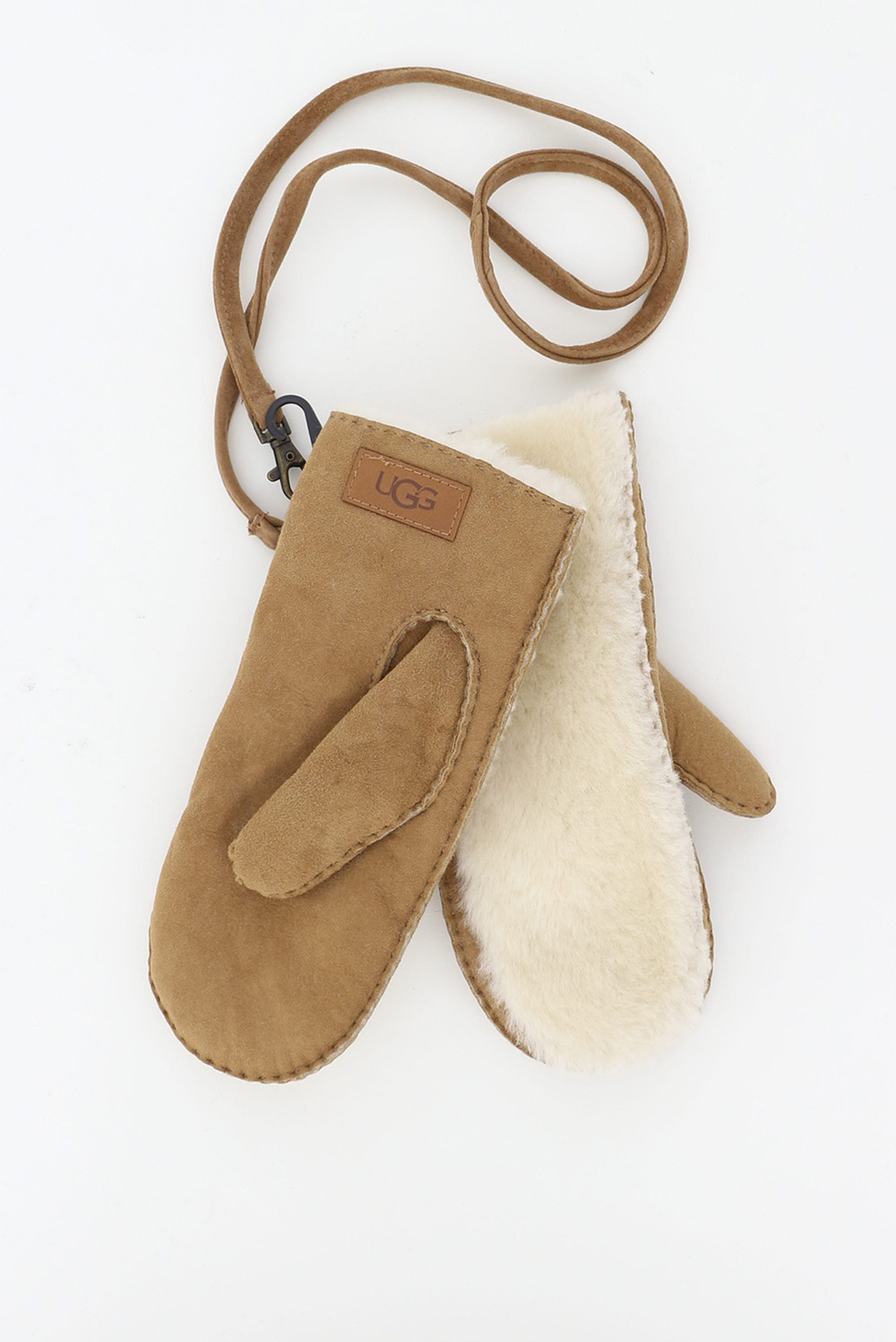 UGG handschoenen Exposed Sheepskin Mitten 22596 chesnut Marjon Snieders