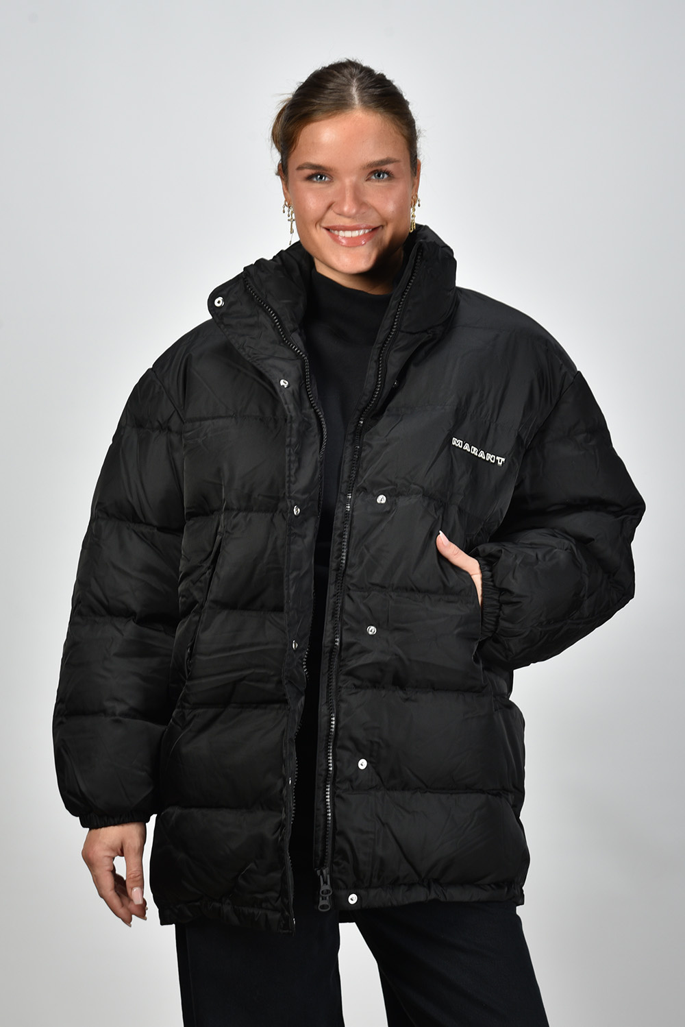 Marant Etoile Black Polyamide Sleveless Jacket