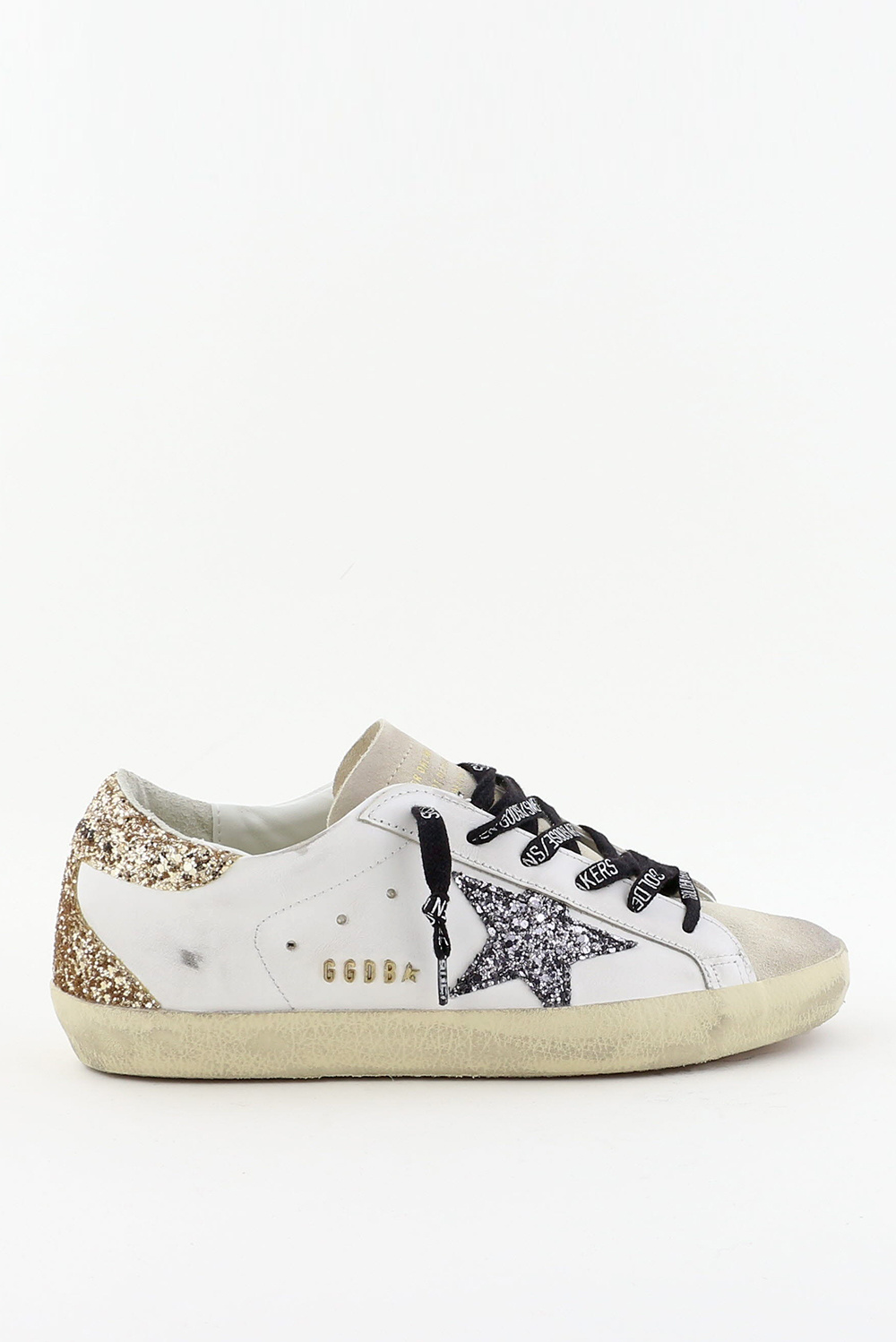 Golden Goose trainers Superstar with glitter GWF00102.F005358.82532 white -  Marjon Snieders
