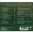 Brilliant Classics WEBER: Complete Songs for Voice and Guitar - Patrizia Cigna, Adriano Sebastiani