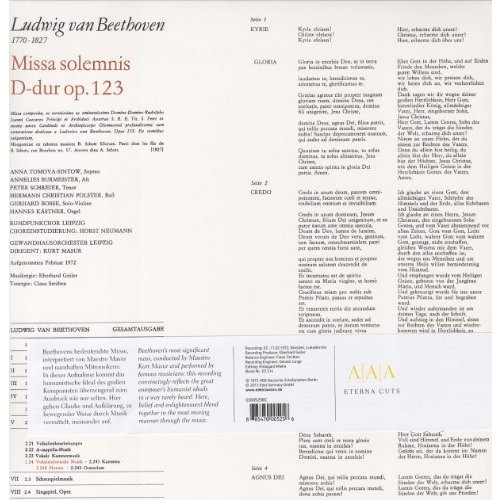 Berlin Classics Beethoven: Missa solemnis in D Major, Op. 123