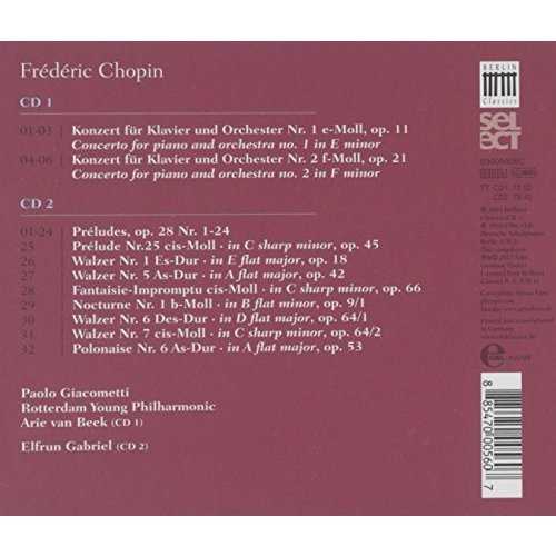 Berlin Classics Chopin: Piano Concertos, PrÃ©ludes