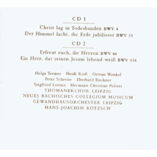 Berlin Classics Bach: Osterkantaten BWV 4/31/66/134