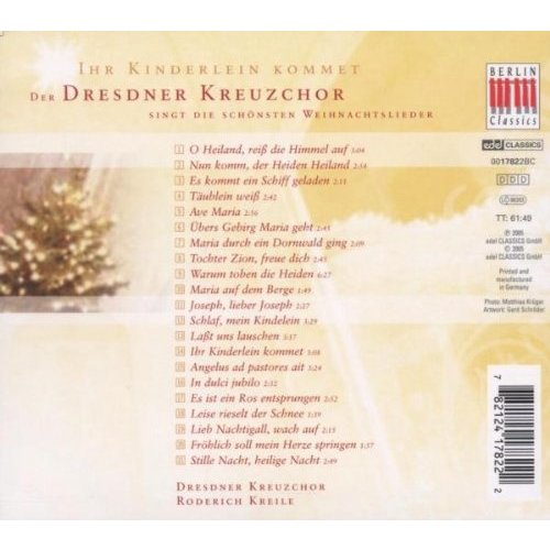 Berlin Classics Ihr Kinderlein Kommet; Dresdner Kreuzchor
