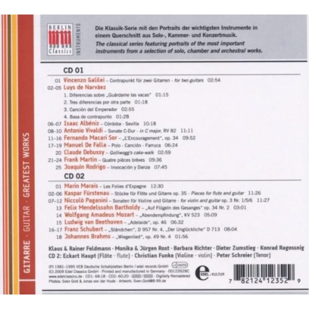Berlin Classics Greatest Works-Gitarre (Guitar)