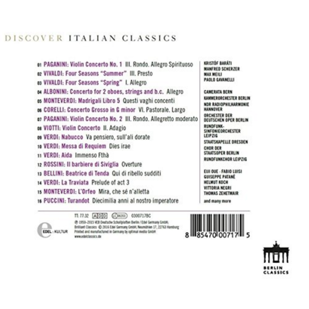 Berlin Classics Discover Italian Classics