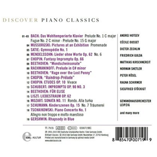 Berlin Classics Discover Piano Classics