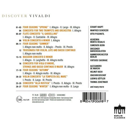 Berlin Classics Discover Vivaldi