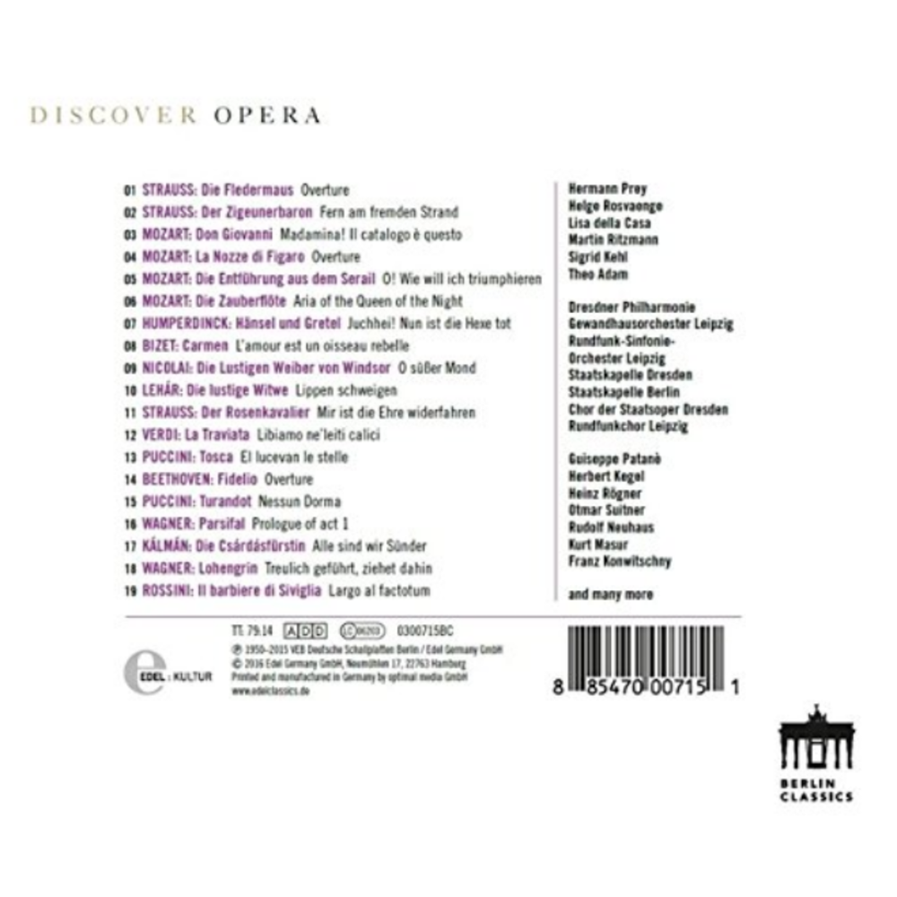 Berlin Classics Discover Opera