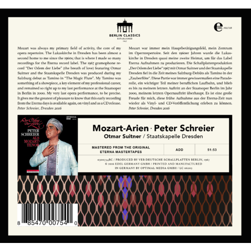 Berlin Classics Mozart: Opera Arias (LP)