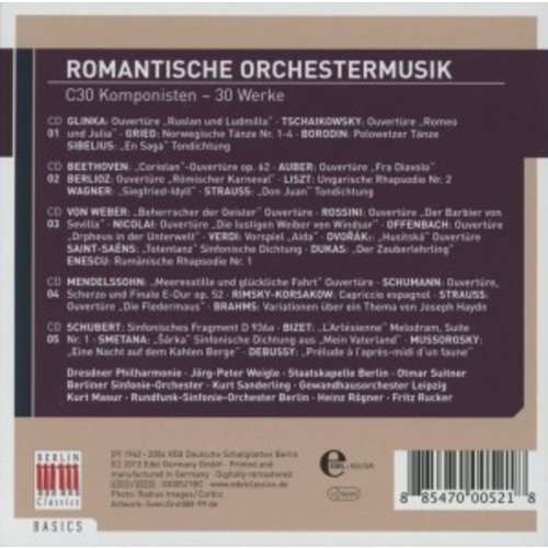 Berlin Classics Romantische Orchestermusik