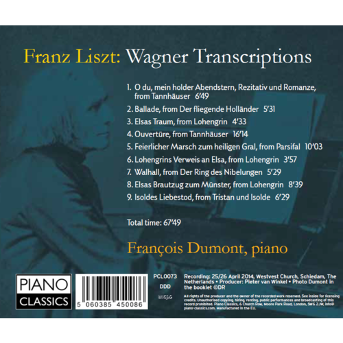 Piano Classics Liszt: Wagner Transcriptions