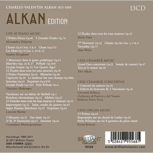 Brilliant Classics Alkan Edition