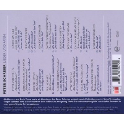 Peter Schreier-Songs And Arias