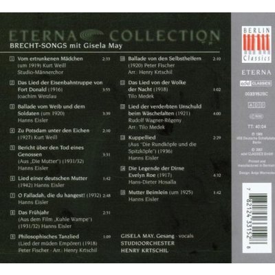 Brecht-Songs mit Gisela May