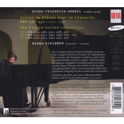 Handel: Die Klaviersuiten; Ragna Schirmer