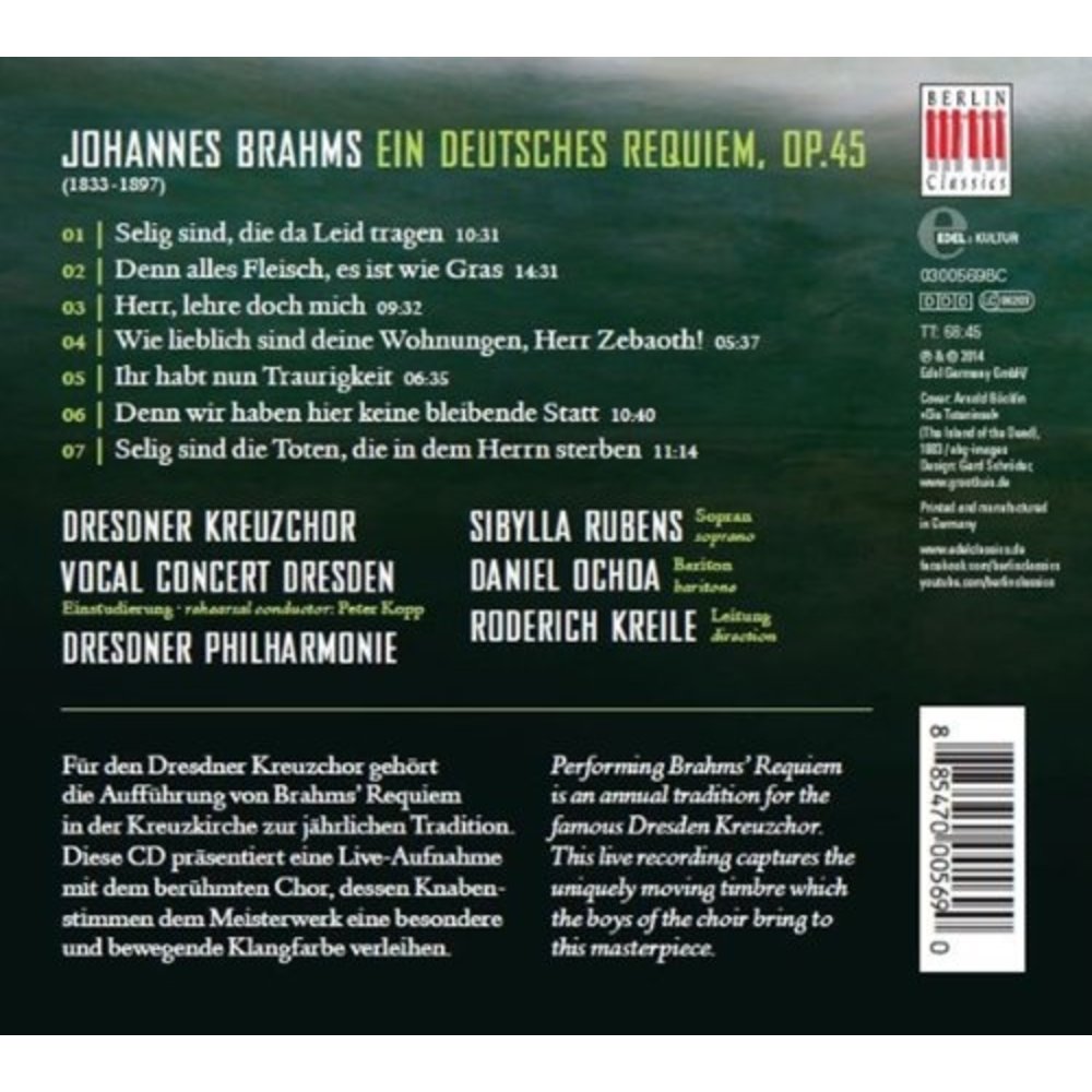 Berlin Classics Brahms: Ein Deutsches Requiem