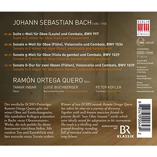 Berlin Classics J.S. Bach: New Oboe Sonatas