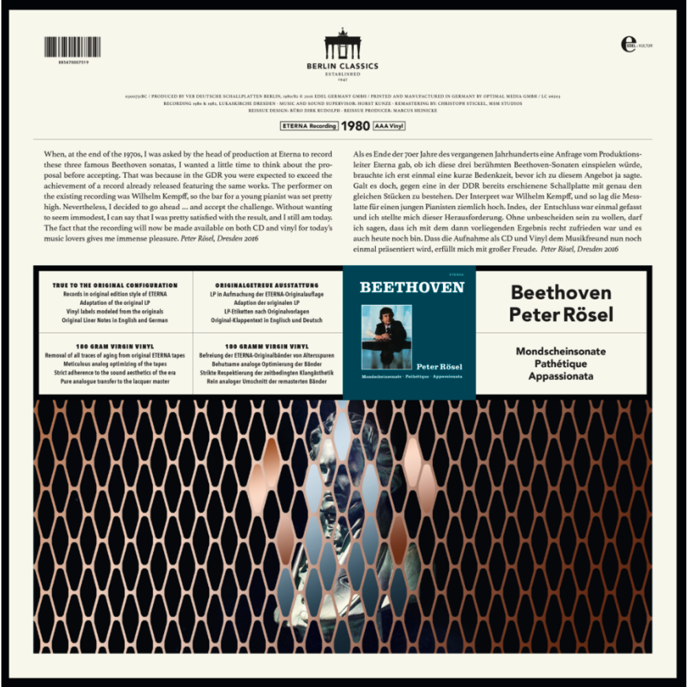 Berlin Classics Beethoven: Pianosonates (LP)