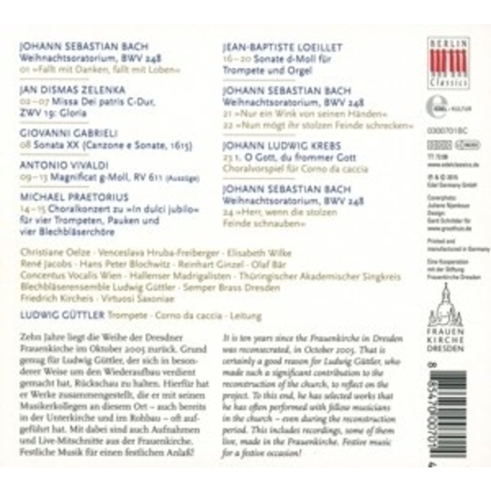 Berlin Classics Guttler,Ludwig;Musik In Der Frauenk