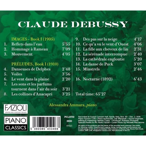 Piano Classics Debussy: Preludes book 1 & Images 1