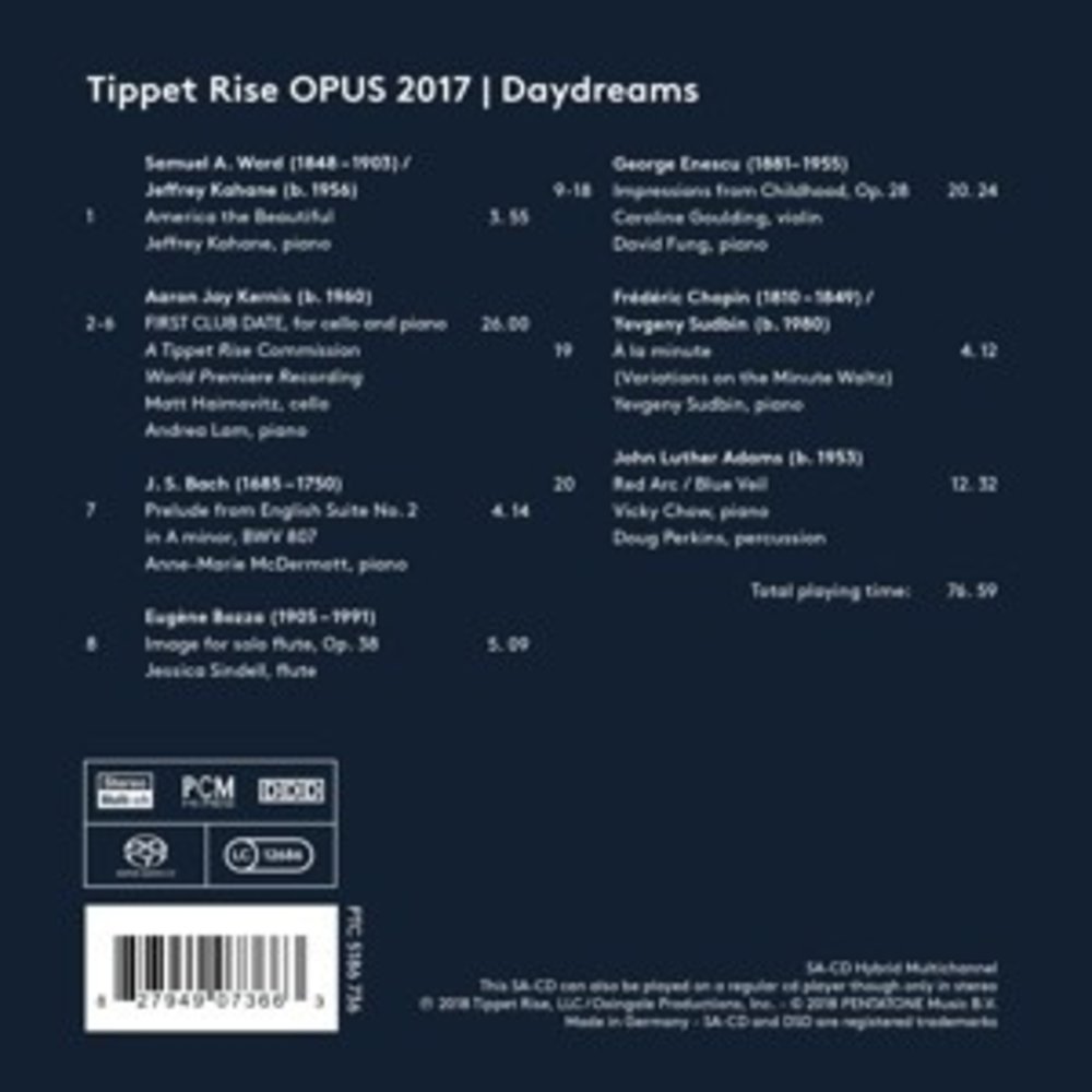 Pentatone Tippet Rise Opus 2017: Daydream