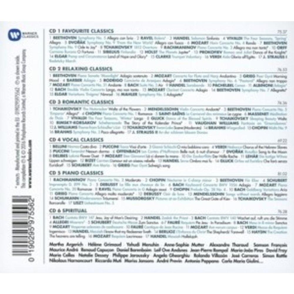 Erato/Warner Classics 100 Best Classics